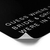 Poster JOVI Edgy Black Modern Où Étaient-Ils Signés (Coin)