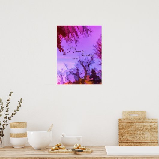 Poster Joy arrive le matin (Cuisine)