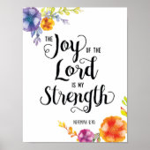 Poster Joy of the Lord Art (Devant)