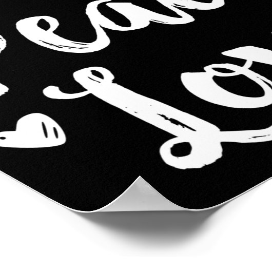 Poster Joy Peace Love Red Brushed Script Womens Holiday  (Coin)