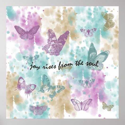 Poster Joy Rises from the Soul (Devant)