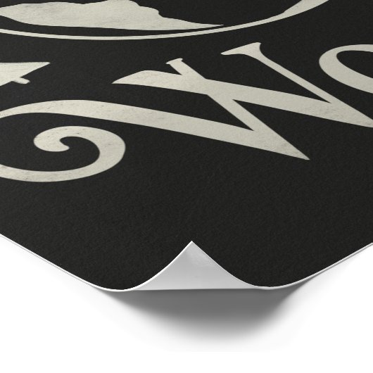 Poster Joy to the World Chalkboard Globe (Coin)