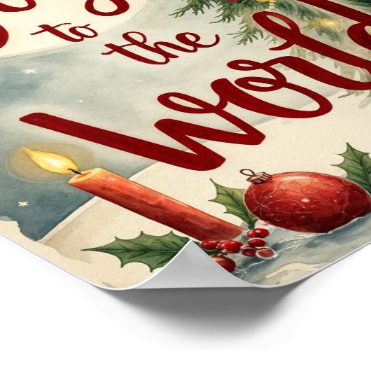 Poster Joy to the World Digital (Coin)