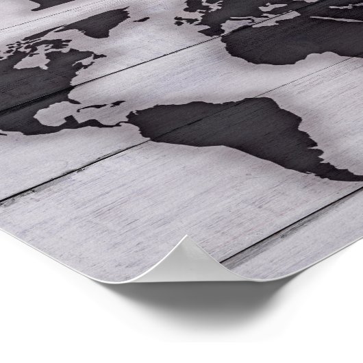 Poster Joy to the World Map Imprimer (Coin)
