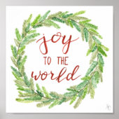 Poster Joy To The World Print (Devant)