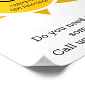 Poster JOY VIENT DANS LE MATIN Prévention du suicide PERS (Coin)