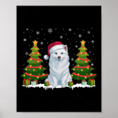 Poster Joyau des arbres de Noël Eskimo Chien Père Noël No (Devant)