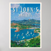 Poster Joyau des Caraïbes : Saint John's (Devant)