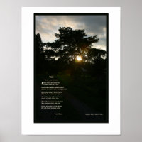 Joyce Kilmer poème Arbres 8 1/2 x 11