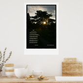 Poster Joyce Kilmer Trees 24x36 (Cuisine)