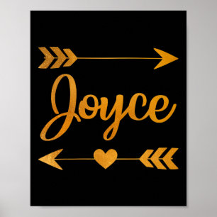 Poster Joyce Nom Personnalisé Drôle Anniversaire Personna