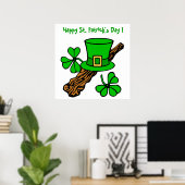 POSTER JOYE ST.PATRICK'S DAY (Bureau à domicile)