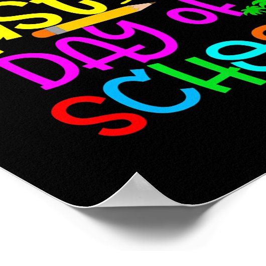 Poster Joyeuse Dernière journée d'enseignant étudiant (Coin)