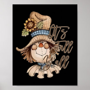 Poster Joyeuse fête d'automne d'Action de grâce 