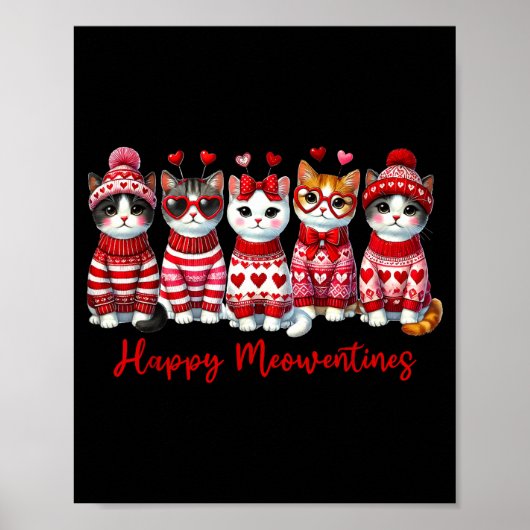Poster Joyeuse fête de la Saint-Valentin drôle Cadeau Sai (Devant)