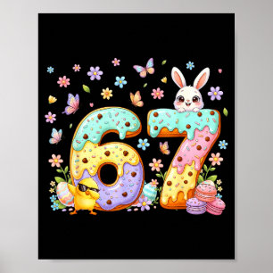 Poster Joyeuse fête de Pâques 67 Lapin Six Sept Pâques 6