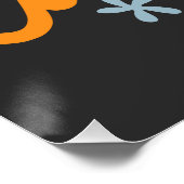 Poster Joyeuse fête de Pâques - Chasseur d'oeufs de Pâque (Coin)