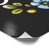 Poster Joyeuse fête de Pâques - Chocolat mignon (Coin)