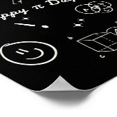Poster Joyeuse fête de Pi Soyez un professeur de mathémat (Coin)