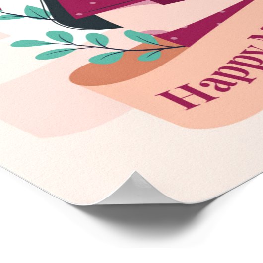 Poster Joyeuse fête des mères (Coin)