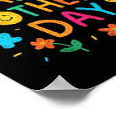 Poster Joyeuse Fête Des Mères Pour Les Enfants Bébés Qui  (Coin)