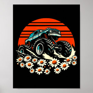Poster Joyeuse fête des mères tout-petit daisy monster tr