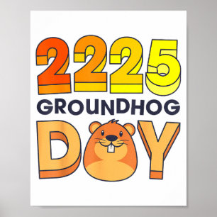 Poster Joyeuse journée de la marmotte 2 février 2025 Homm