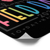 Poster Joyeuse journée de terrain 2022 arc-en-ciel amusan (Coin)