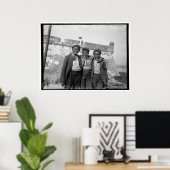Poster Joyeuse Journée des enfants afro-américains c1902 (Bureau à domicile)