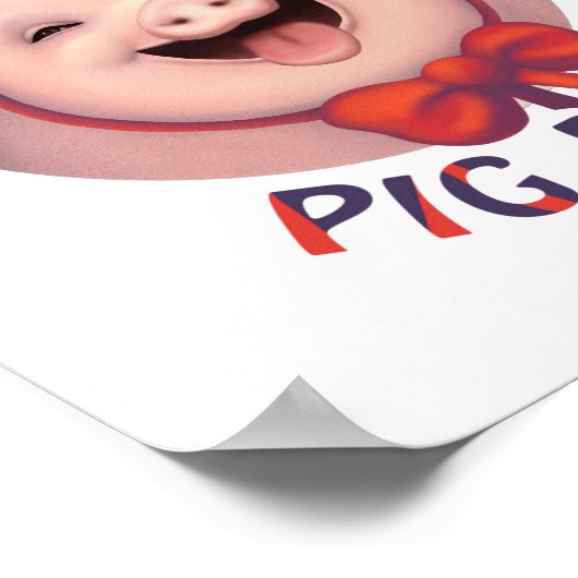 Poster Joyeuse journée du cochon ! (Coin)