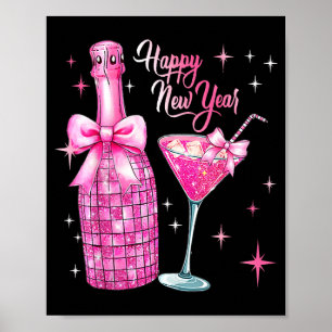 Poster Joyeuse Nouvelle Année 2026 Élégante Célébration d