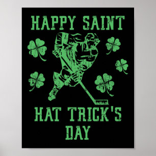 Poster Joyeuse Saint Chapeau Tours Jour Drôle St Patrick'