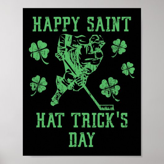 Poster Joyeuse Saint Chapeau Tours Jour Drôle St Patrick' (Devant)