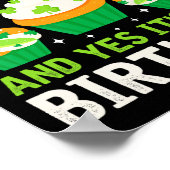 Poster Joyeuse Saint-Patrick Anniversaire Saint-Paddy Fem (Coin)