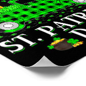 Poster Joyeuse Saint-Patrick Et T-Shirt Shamrock (Coin)