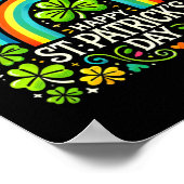 Poster Joyeuse Saint-Patrick Saint Patrick's Day (Coin)