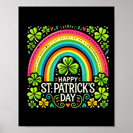 Poster Joyeuse Saint-Patrick Saint Patrick's Day (Devant)