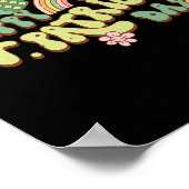 Poster Joyeuse Saint-Patrick Shamrock Trèfle Pour Femmes (Coin)