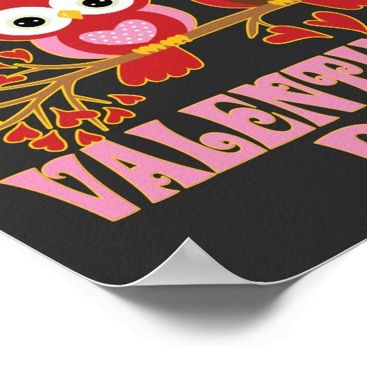 Poster Joyeuse Saint-Valentin  (Coin)