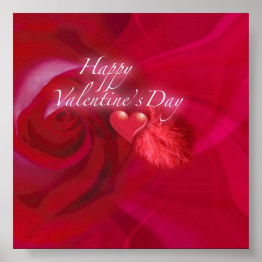 Poster Joyeuse Saint-Valentin (Devant)