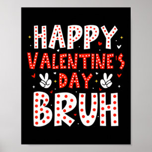 Poster Joyeuse Saint-Valentin Frère Cœur Amour Valentin G