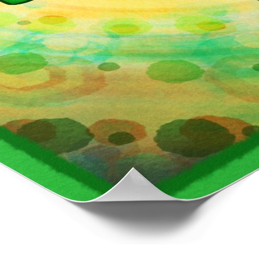 Poster Joyeuse salle de classe St. Patrick (Coin)