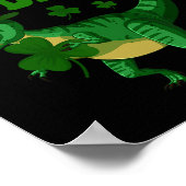 Poster Joyeuse St Pat Trex Day Dinosaure St Patricks Day (Coin)