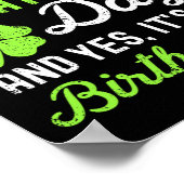 Poster Joyeuse St Patrick Et Oui C'est Mon Anniversaire L (Coin)