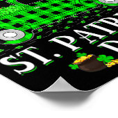 Poster Joyeuse St Patrick Et T Shirt Shamrock_1 (Coin)