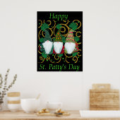Poster Joyeuse St. Patrick GNOMES (Cuisine)