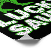 Poster Joyeuse St Patrick Luckysaurus Dinosaure Shamroc (Coin)