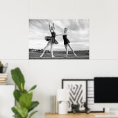 Poster Joyeuses ballerines (Bureau à domicile)