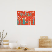 Poster Joyeuses Fêtes (Cuisine)