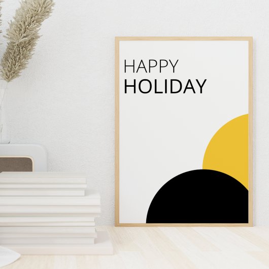 Poster Joyeuses fêtes